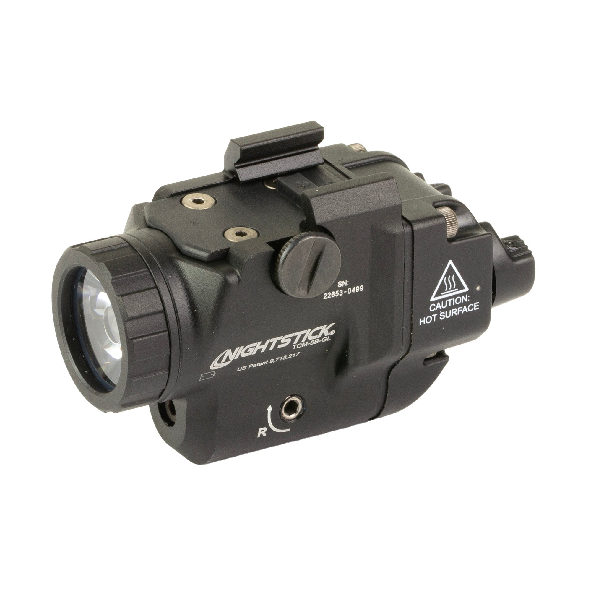 Nightstick TCM-5B-GL Subcompact Weapon-Mounted Light with Green Laser for Short Rail Handguns