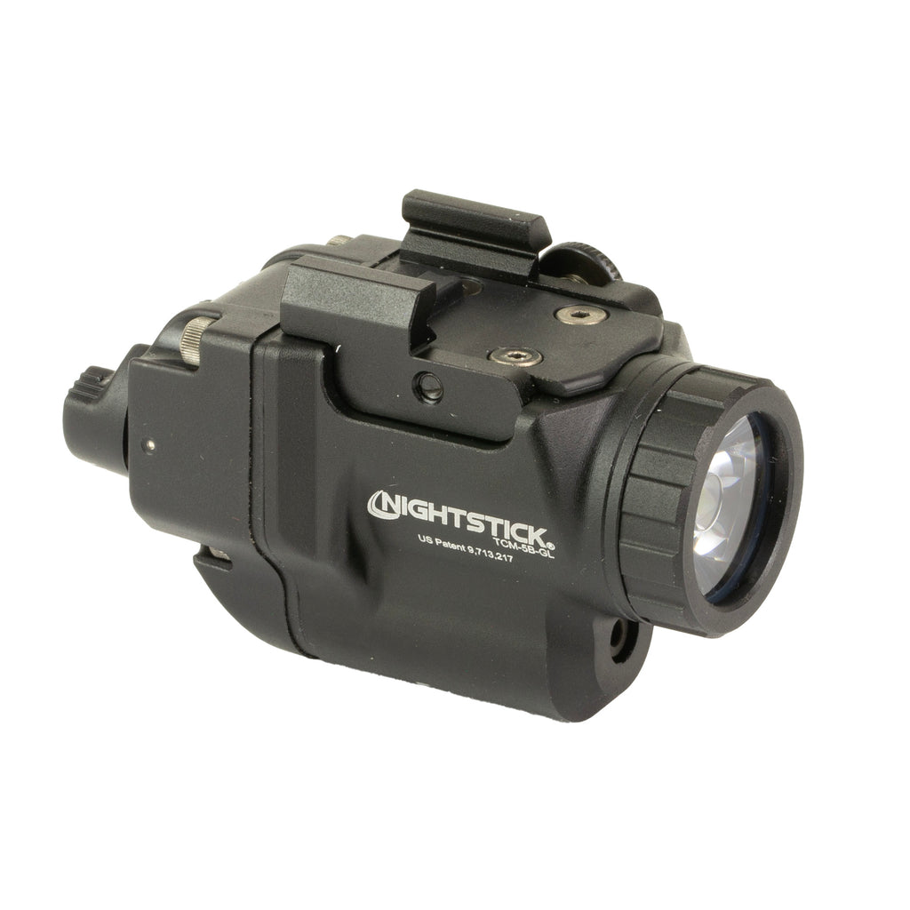 Nightstick TCM-5B-GL Subcompact Weapon-Mounted Light with Green Laser for Short Rail Handguns