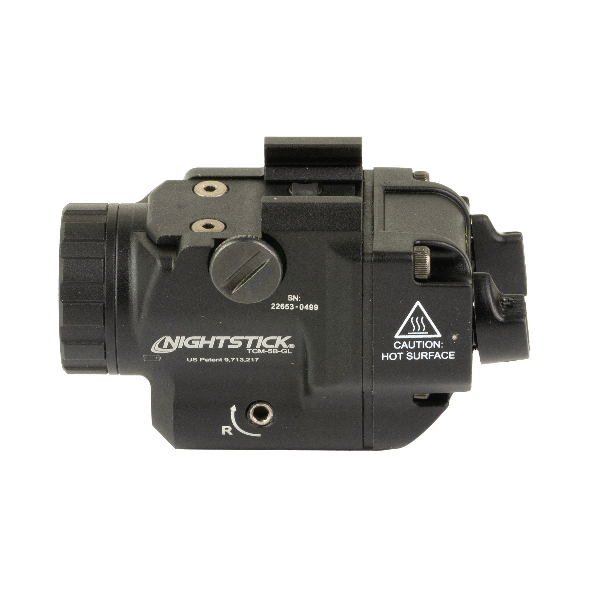 Nightstick TCM-5B-GL Subcompact Weapon-Mounted Light with Green Laser for Short Rail Handguns