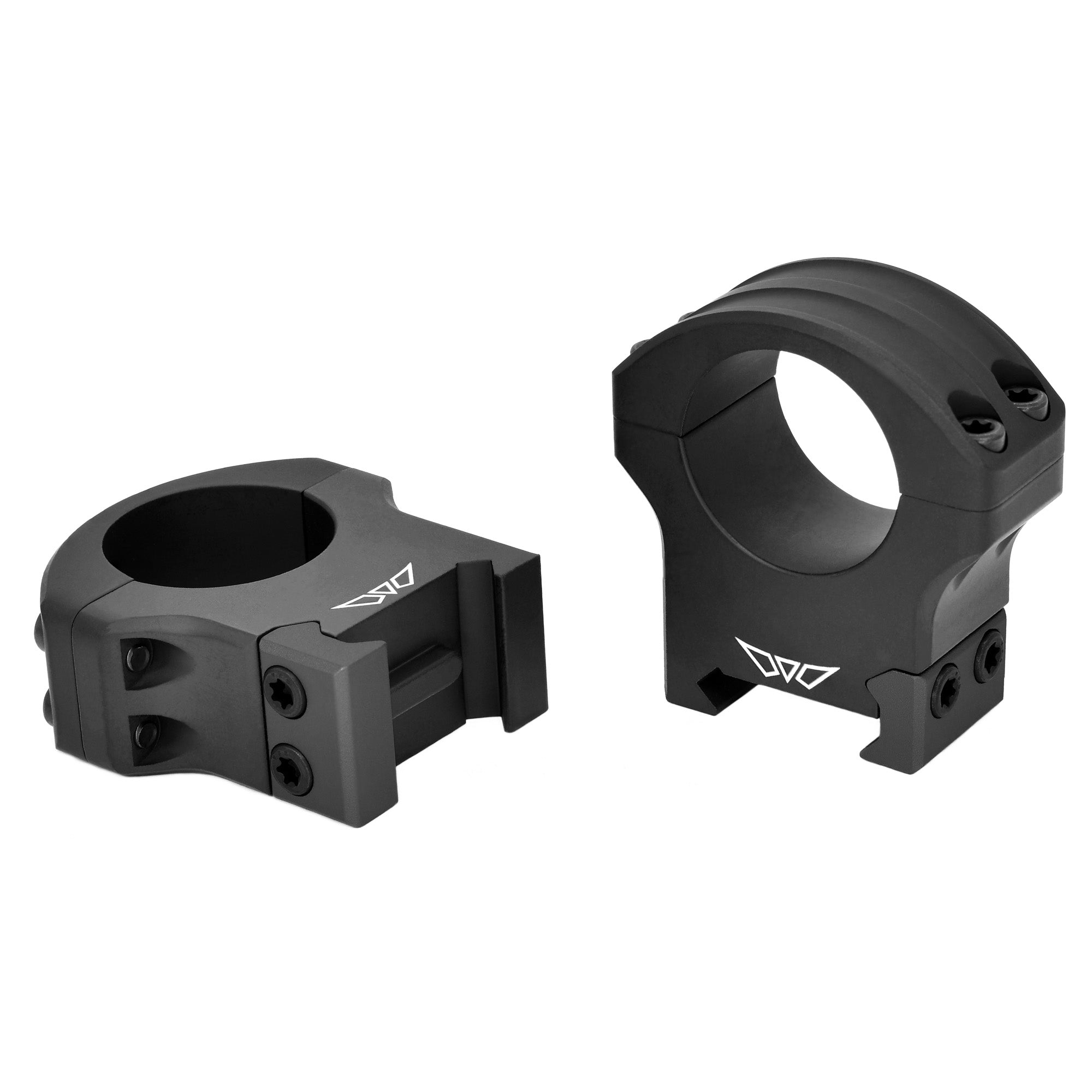 Warne HyperLite 1 Inch High Scope Rings - Lightweight and Durable Aluminum Mounts