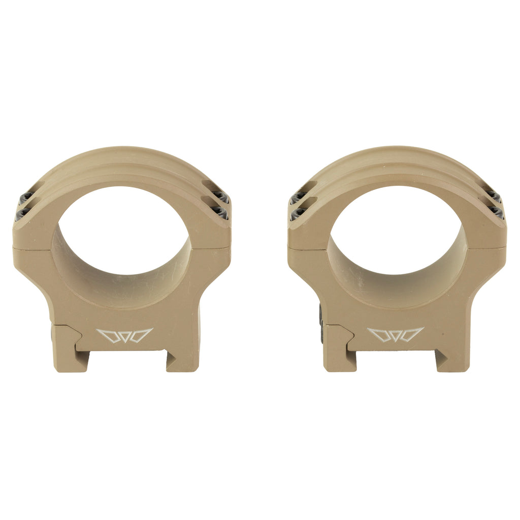 Warne HyperLite 30mm Medium Scope Rings in Flat Dark Earth