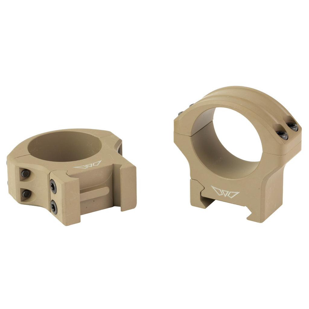 Warne HyperLite 30mm Medium Scope Rings in Flat Dark Earth