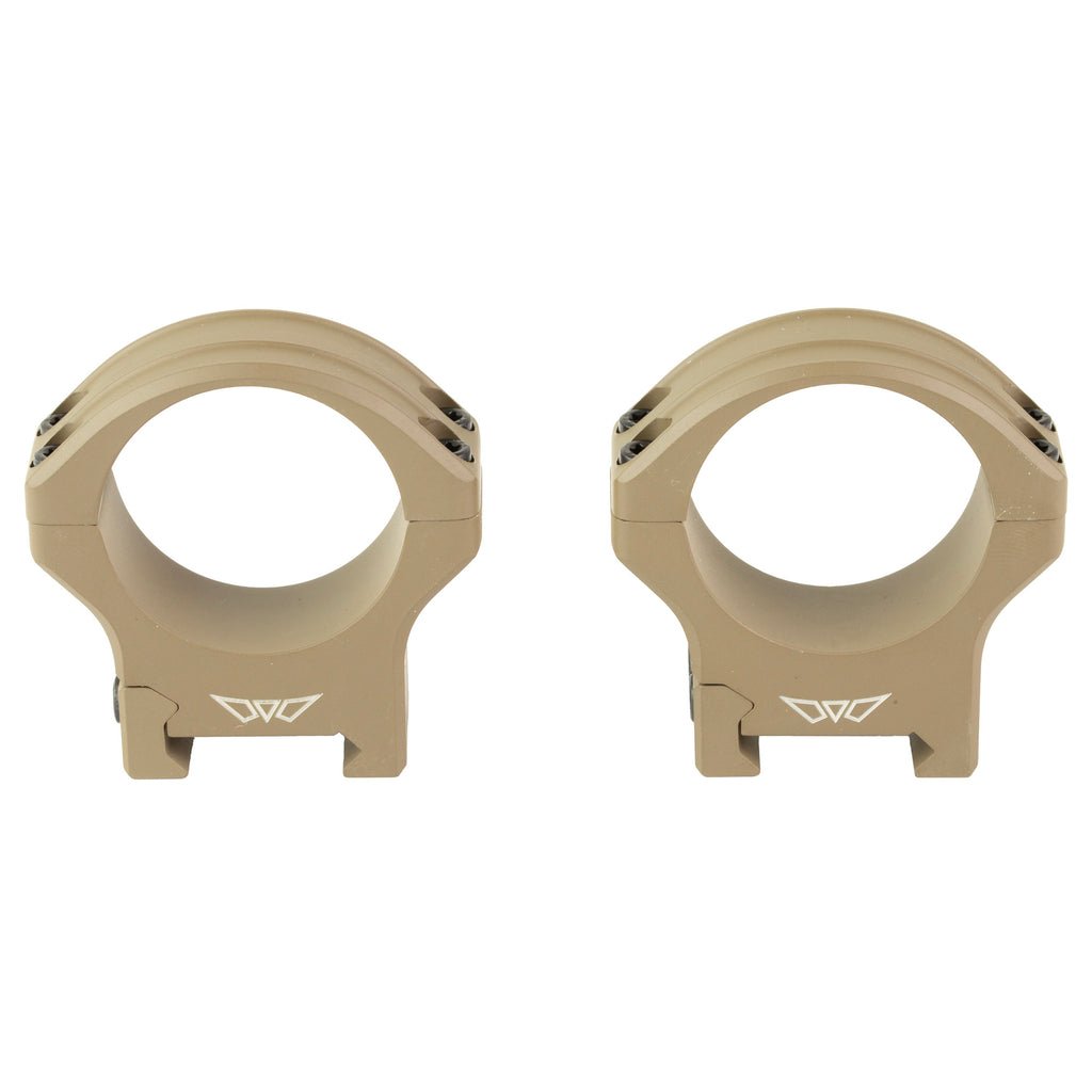 Warne HyperLite 34mm Medium Scope Rings in Flat Dark Earth