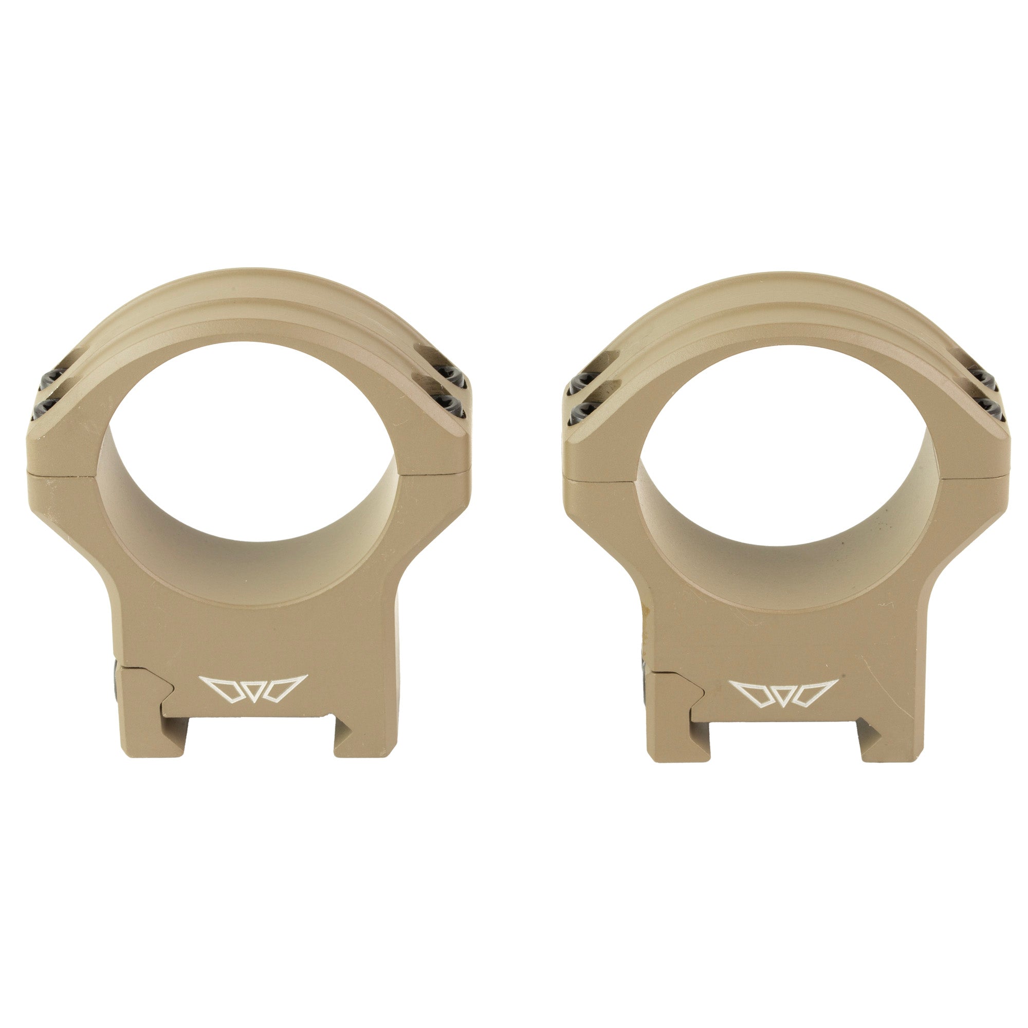 Warne HyperLite 34mm High Scope Rings in Flat Dark Earth