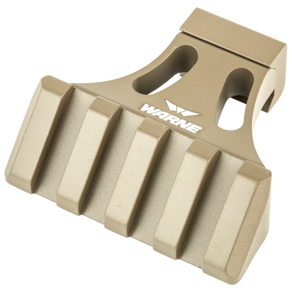 Warne A645DE Flat Dark Earth 45 Degree Picatinny Offset Mount for Tactical Firearms