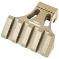 Warne A645DE Flat Dark Earth 45 Degree Picatinny Offset Mount for Tactical Firearms