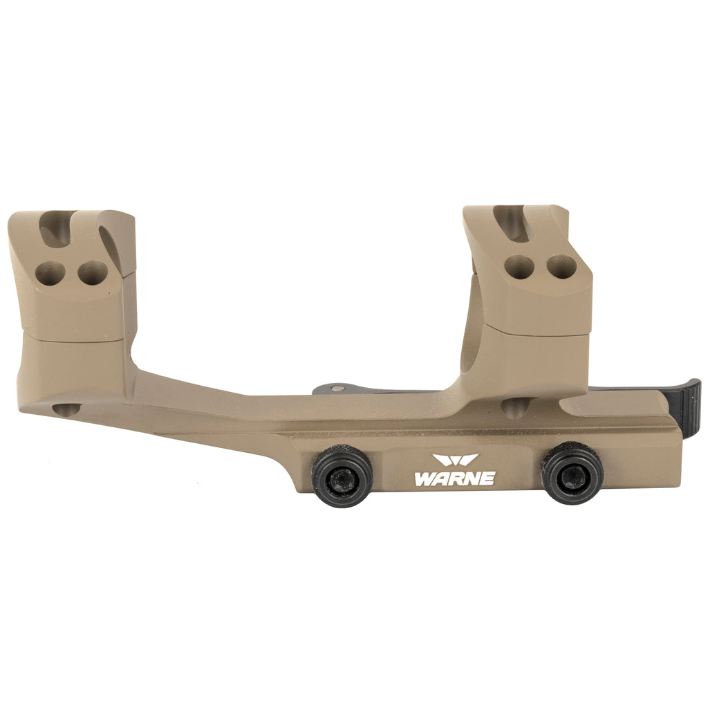 Warne QD XSKEL 34mm Quick Detach Cantilever Mount in Flat Dark Earth