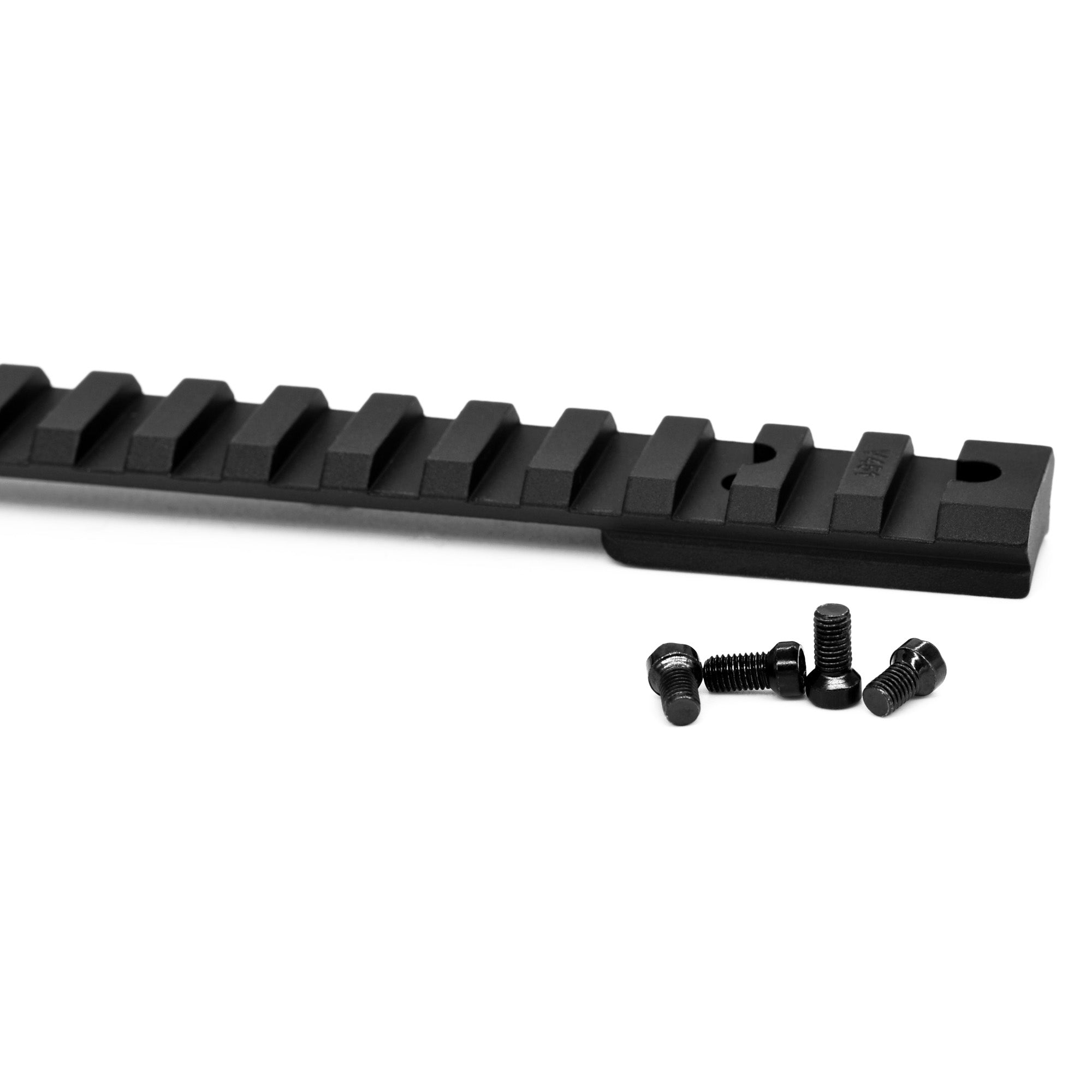 Warne Vapor Rail 20MOA for Howa and Vanguard Rifles – Black, Single-Piece Base