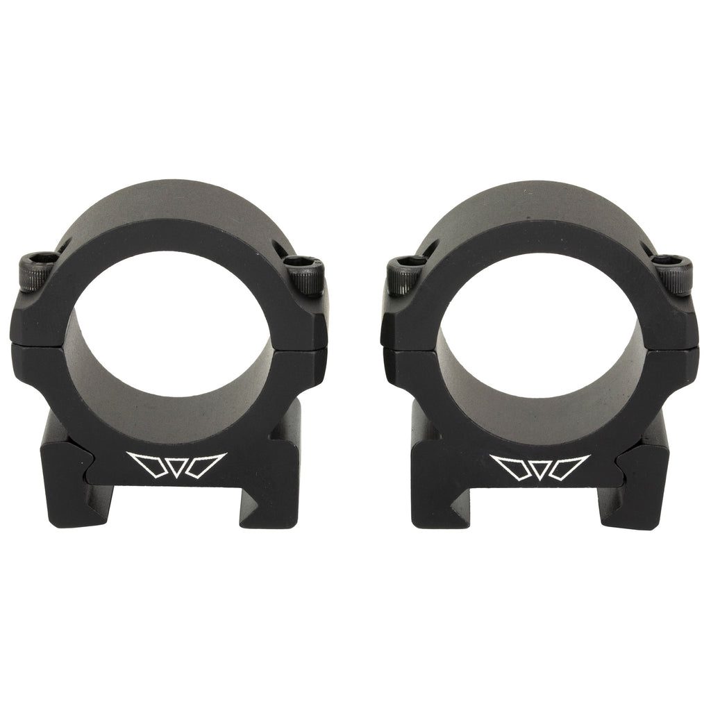 Warne Vapor Horizontal Scope Rings - 1 Inch Low Mount for Centerfire and Rimfire Rifles