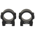 Warne Vapor Horizontal Scope Rings - 1 Inch Low Mount for Centerfire and Rimfire Rifles