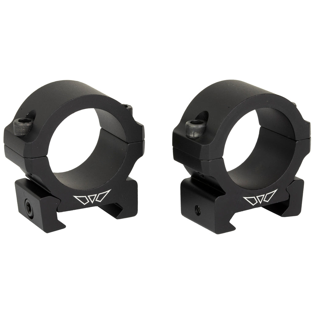 Warne Vapor Horizontal Scope Rings - 1 Inch Low Mount for Centerfire and Rimfire Rifles