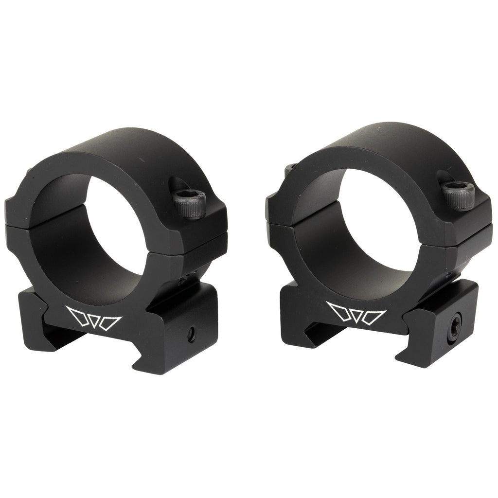 Warne Vapor Horizontal Scope Rings - 1 Inch Low Mount for Centerfire and Rimfire Rifles