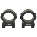 Warne Vapor Horizontal Scope Rings – 1 Inch Medium Height Black for Centerfire and Rimfire Rifles