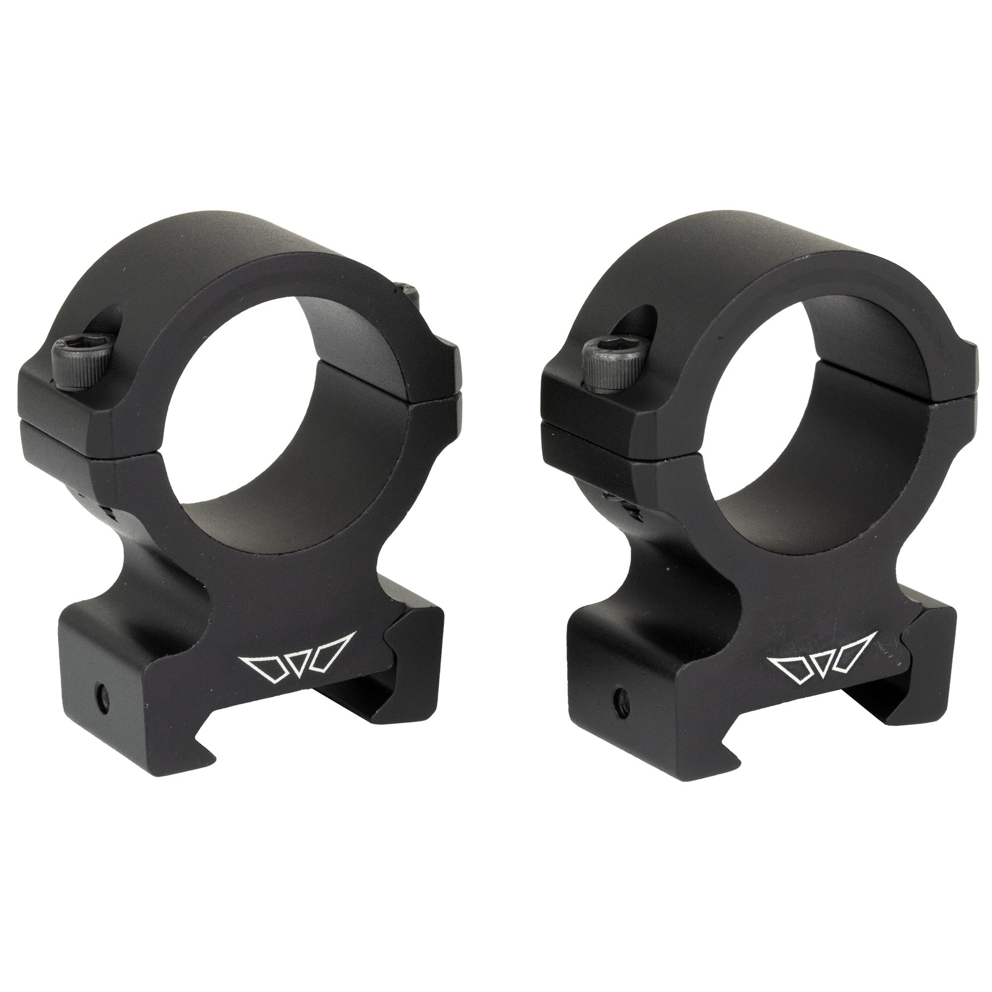 Warne Vapor Horizontal Scope Ring Mount - 1 Inch High, Black