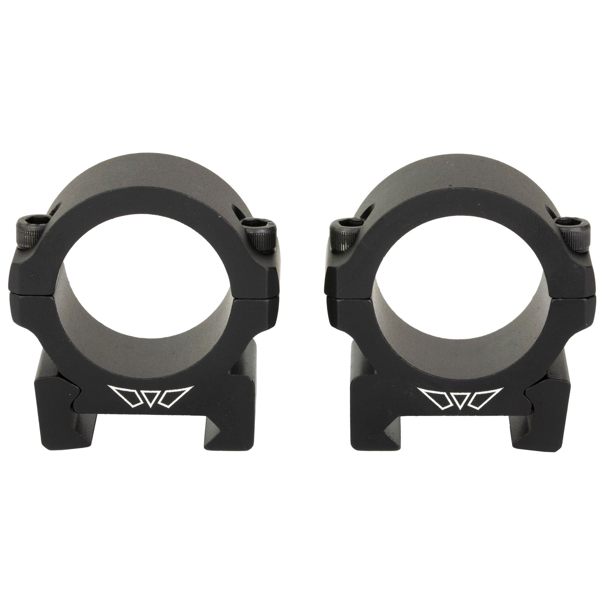 Warne Vapor 30mm Low Horizontal Scope Rings - Black