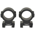 Warne Vapor 30mm High Horizontal Scope Rings - Black for Precision Mounting
