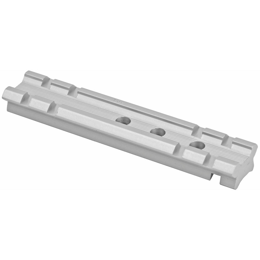 Weaver Model 401S Silver Aluminum One-Piece Scope Base for Enhanced Durability and Precision