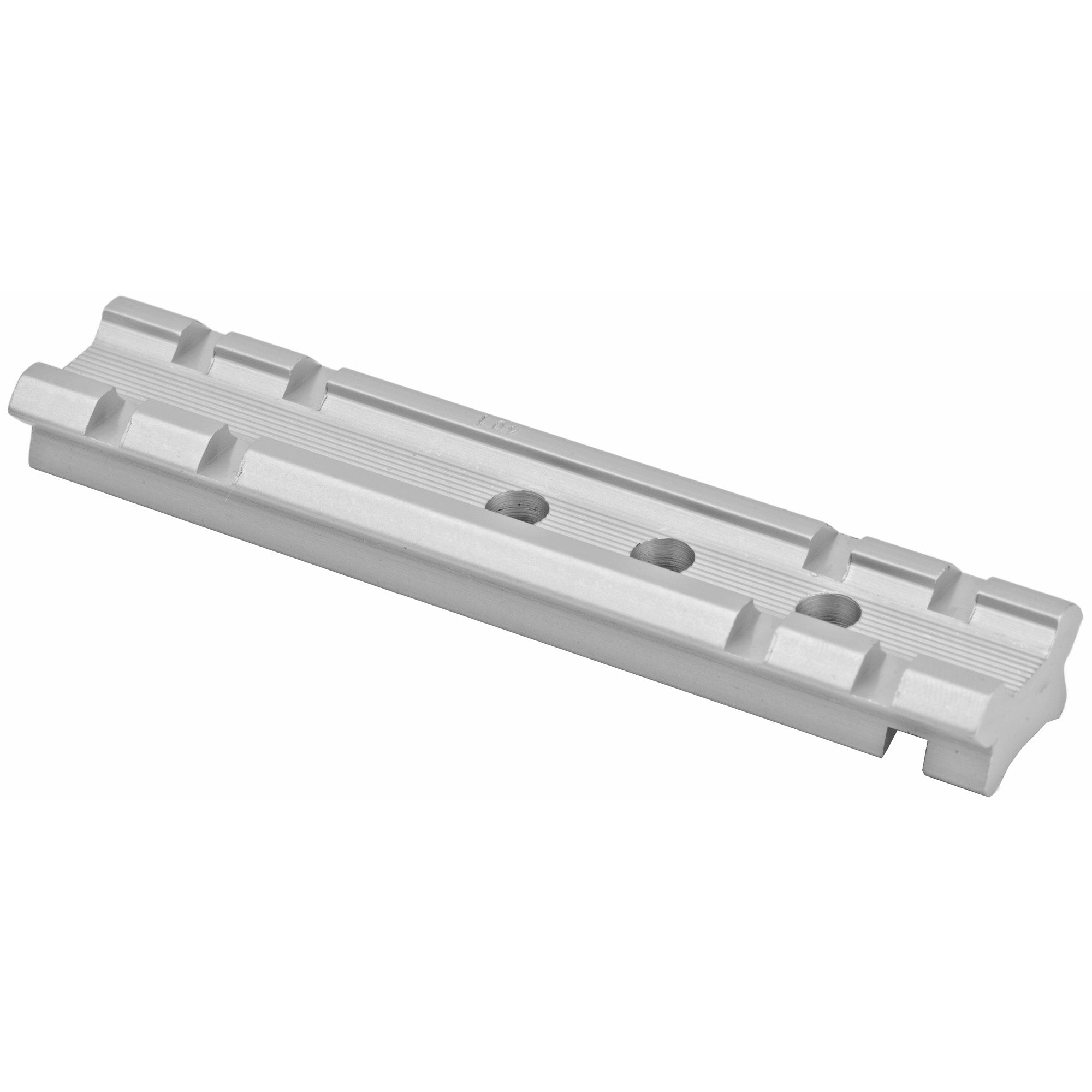 Weaver Model 401S Silver Aluminum One-Piece Scope Base for Enhanced Durability and Precision