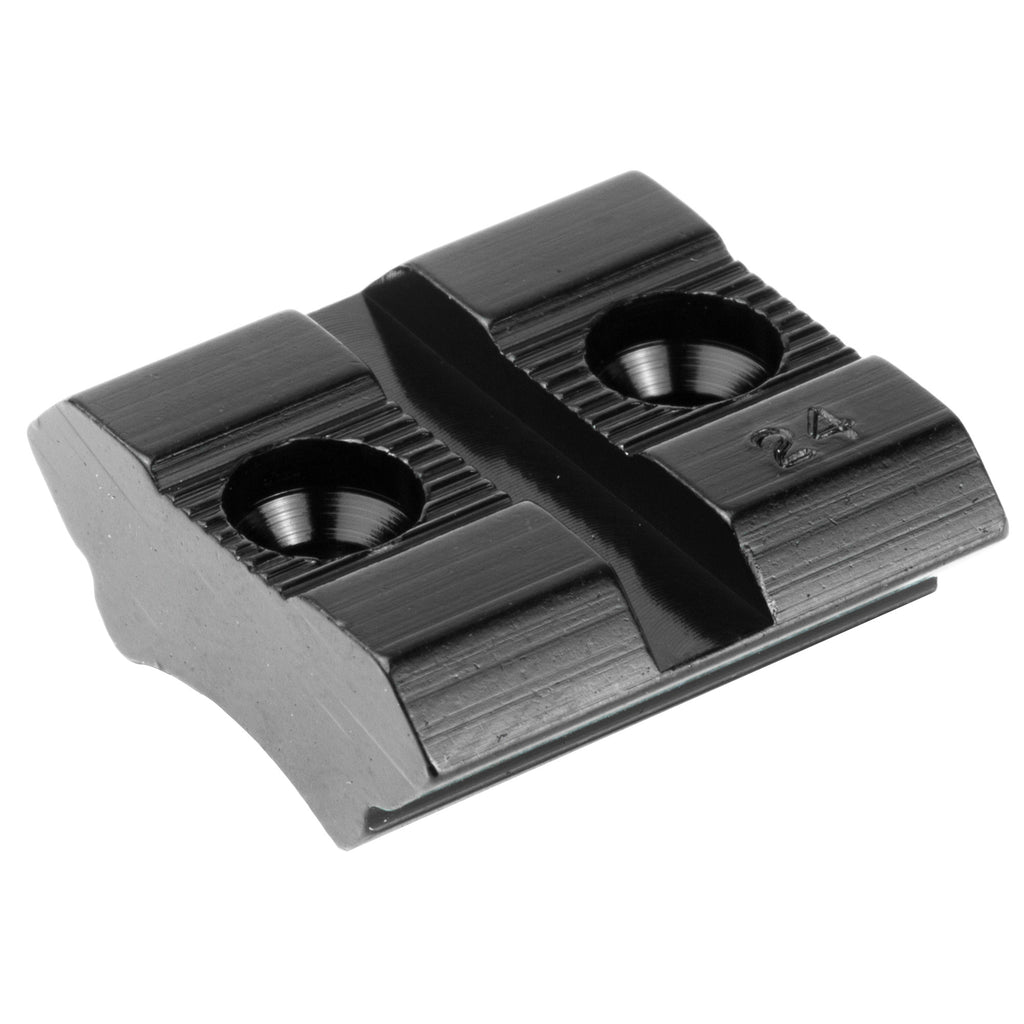 Weaver Black #24Sav MkII 2-Piece Rifle Scope Base for Enhanced Mounting Security