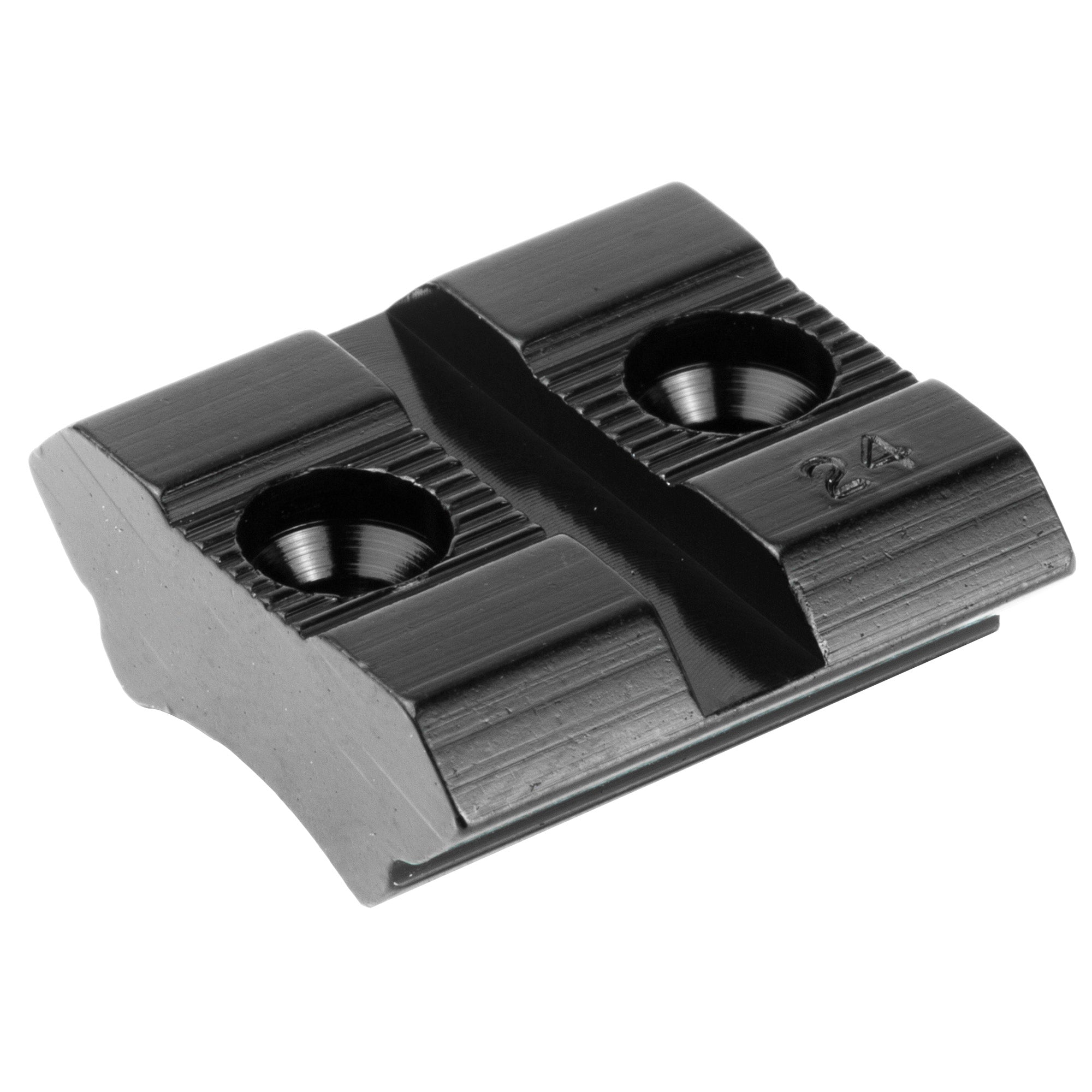 Weaver Black #24Sav MkII 2-Piece Rifle Scope Base for Enhanced Mounting Security