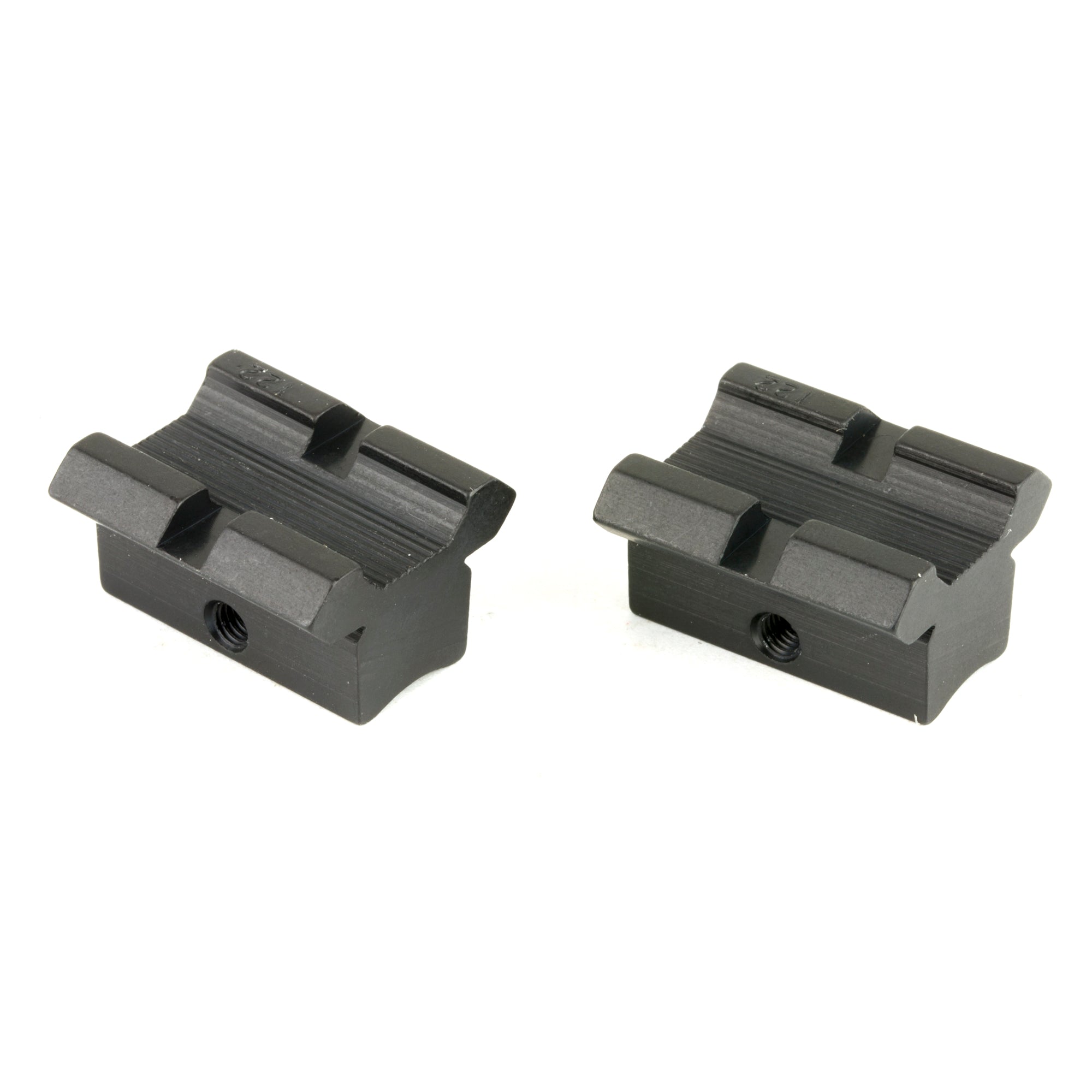 Weaver 48459 T-22 Base Pair Adapter for 3/8-Inch Grooved Receivers