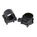 Weaver Top Mount 1 High Matte Rings with Steel Strap and Aluminum Saddle