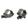 Weaver Quad Lock Rings 1 High Black - Lightweight All Aircraft Aluminum Scope Mounts