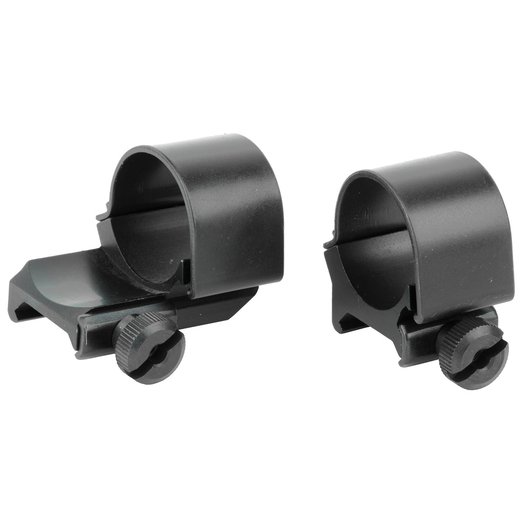 Weaver Detach Top Mount Rings, Medium Size, Black - Model 49091