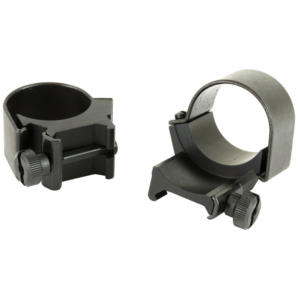 Weaver Top Mount 30mm Low Ring Mount - Black for Scope Positioning and Stability