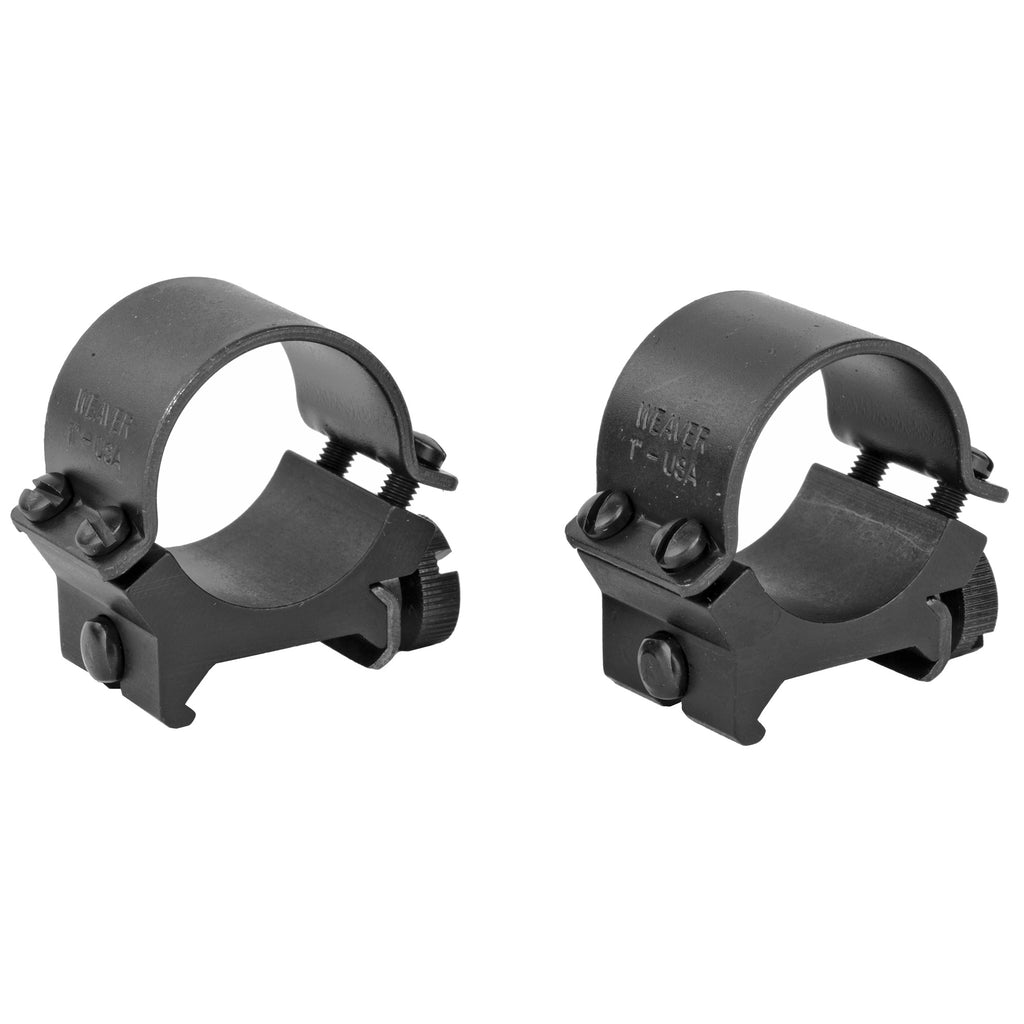 Weaver Sure Grip Medium Black Scope Rings (Part #49163)