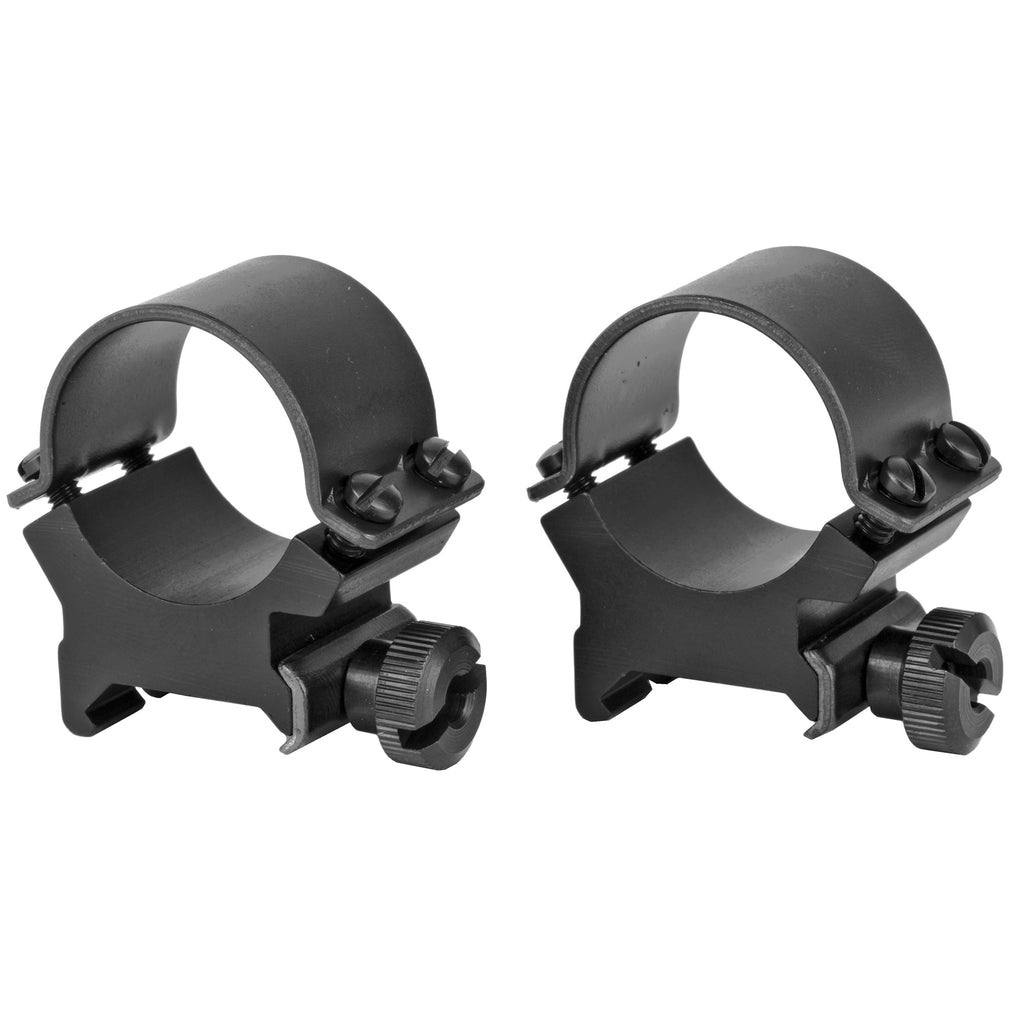 Weaver Sure Grip 1 High Matte Steel and Aluminum Ring Set for Rifles