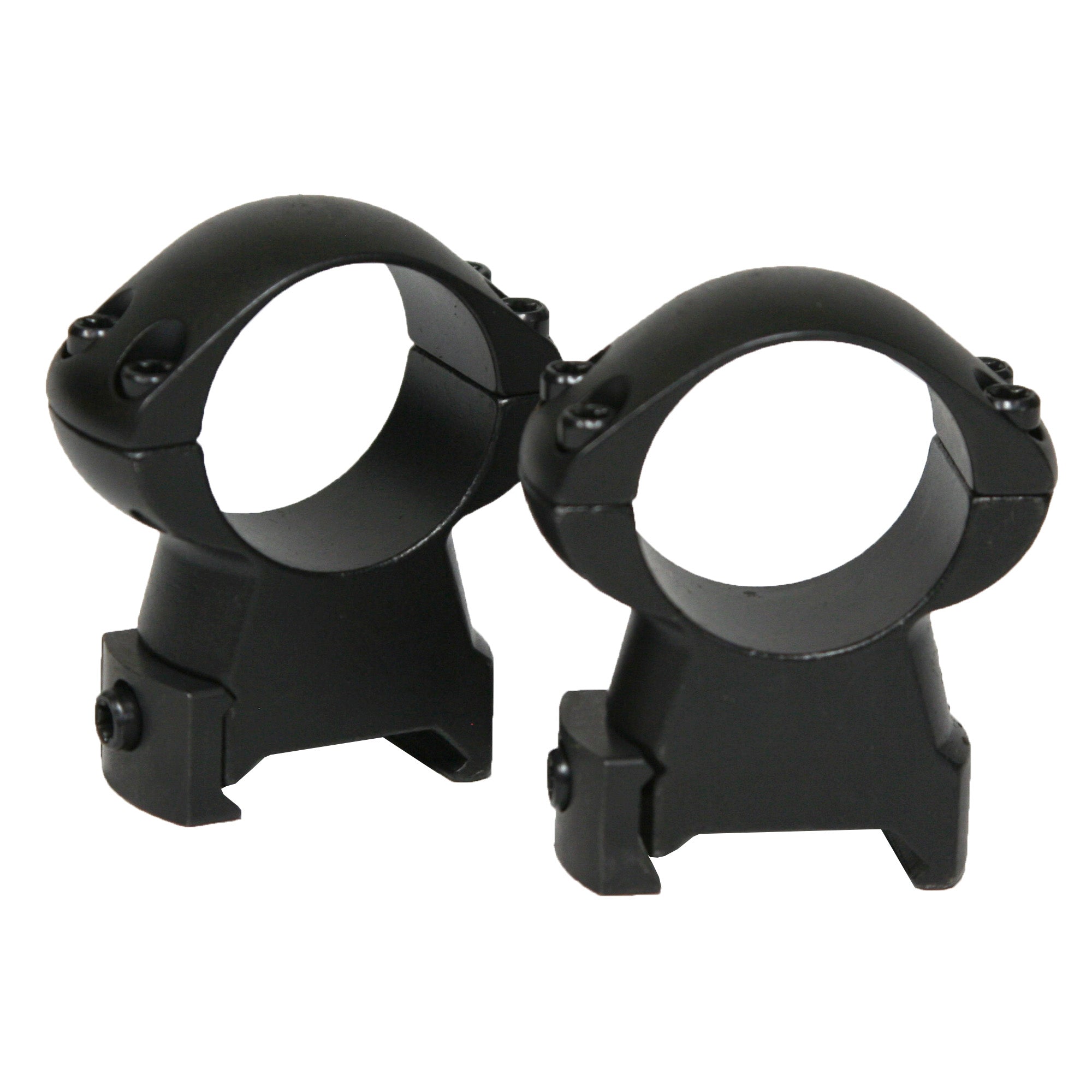 Weaver Grand Slam Rings 1 Extra High Matte Black - Precision Scope Mounting Solution