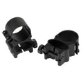 Weaver See-Thru Top Mount Rings 1-inch Model 49523 for Weaver Bases - Black