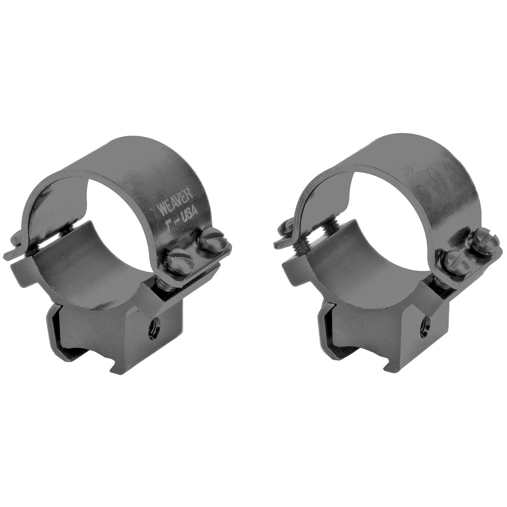 Weaver Sure Grip Tip-Off Scope Rings, Size 1 for .22 Rifles - Black