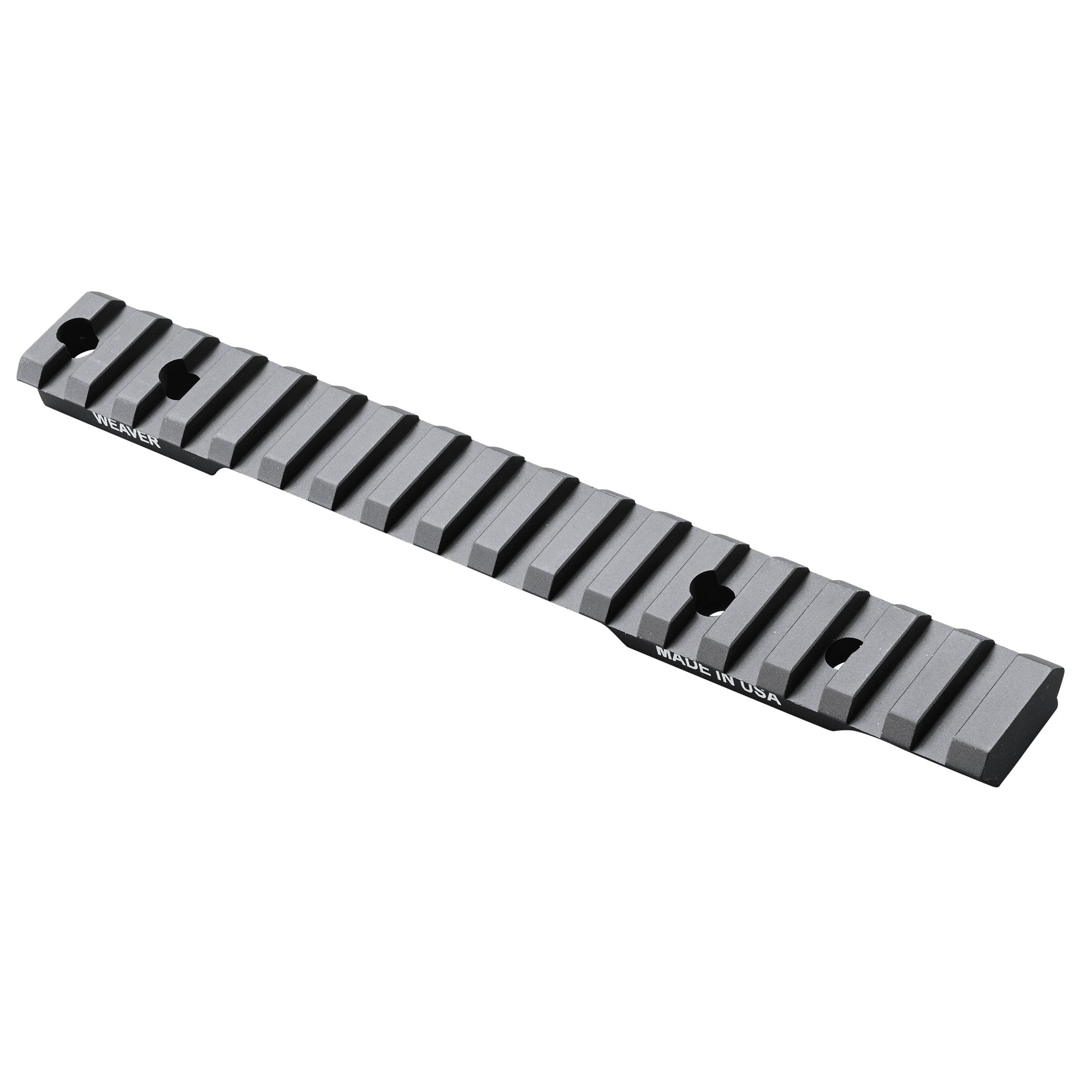 Weaver EXT Multi Slot Picatinny Base for Enhanced Mounting – Black, Model 99492