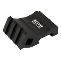 Weaver Offset Rail Adapter - Black for Picatinny Rail Accessories and Red Dot Mounting