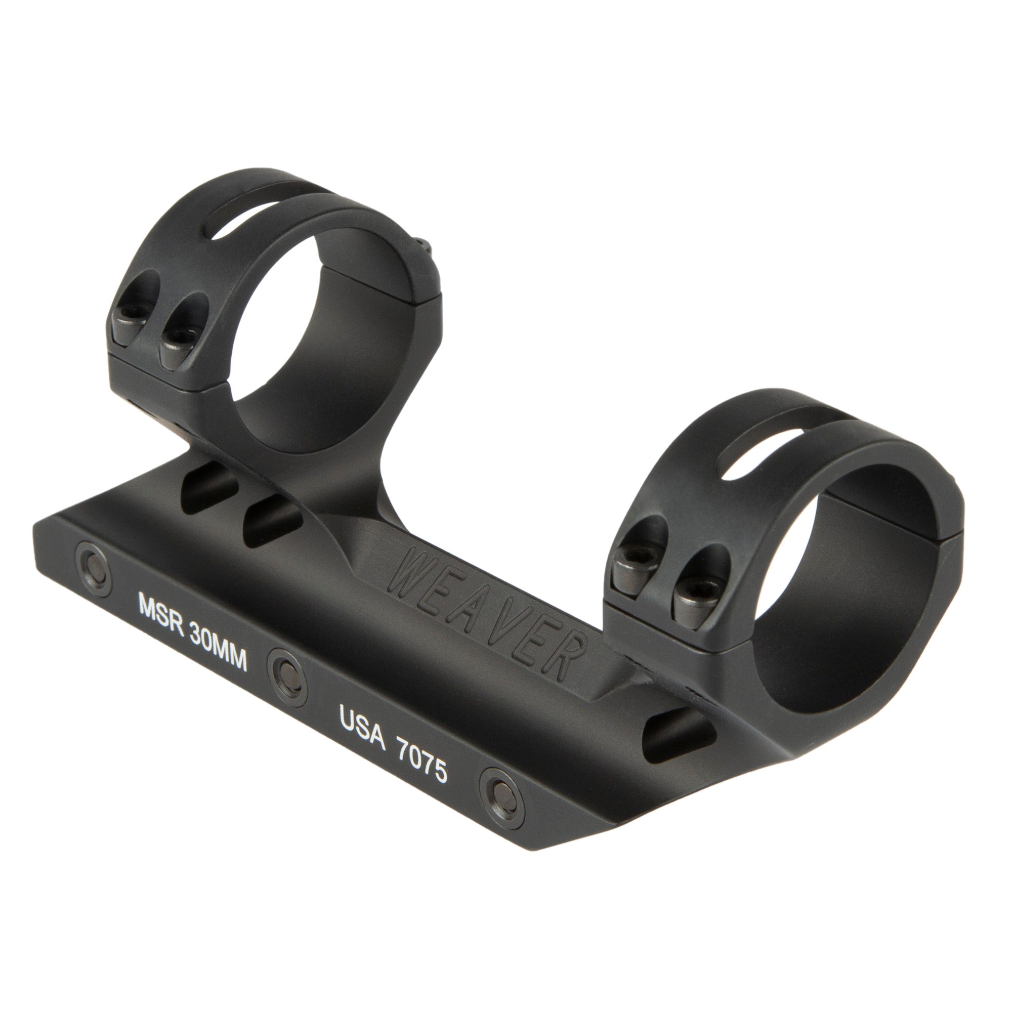 Weaver 30mm Fixed MSR Mount Matte - High-Quality Optics Mount for Modern Sporting Rifles