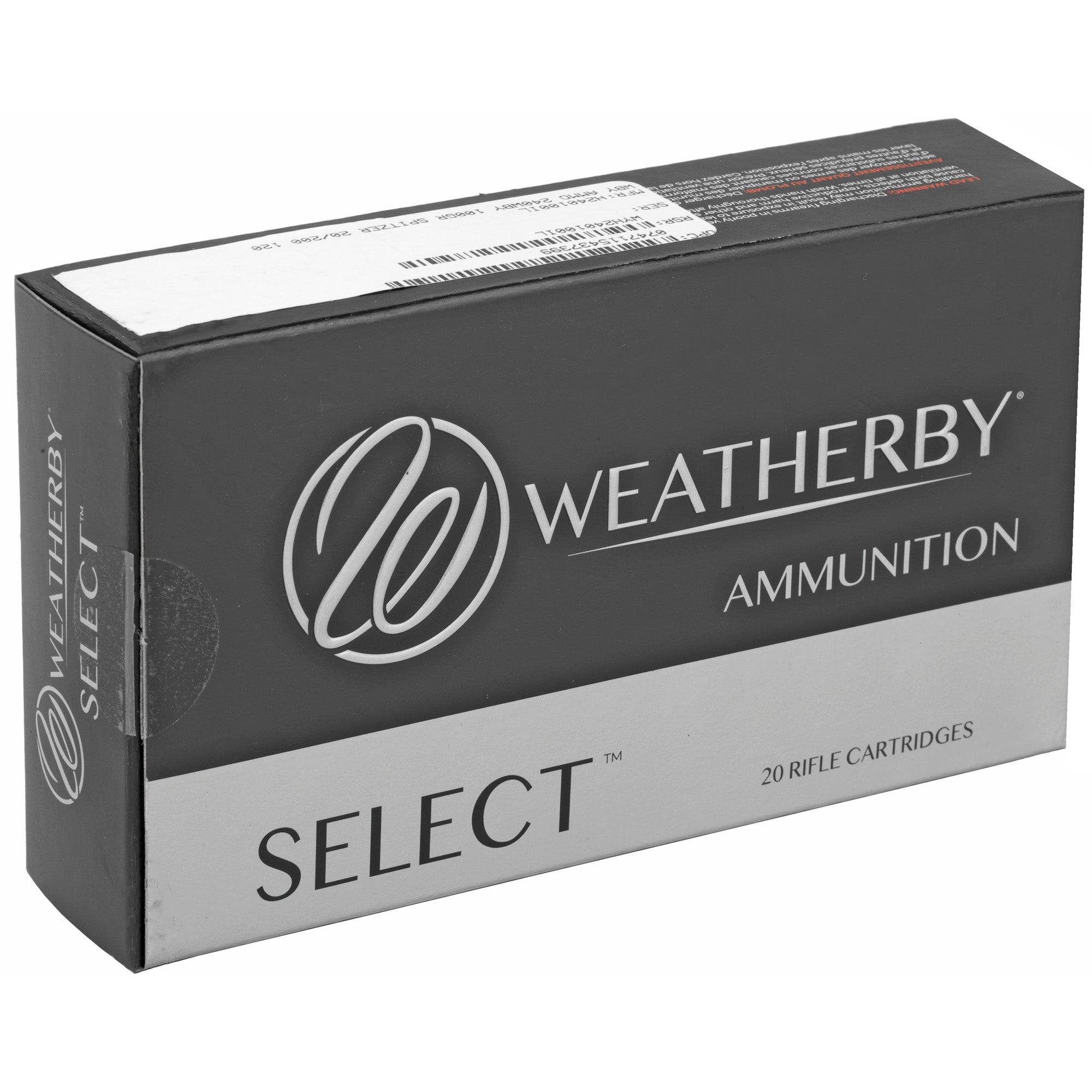 Weatherby 240 Weatherby Magnum 100-Grain InterLock Ammo (20 Rounds per Box, 200 per Case)