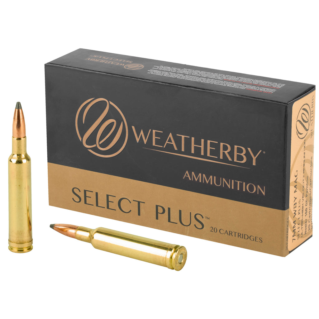 Weatherby Select Plus 7mm Weatherby Magnum 160-Grain Partition Ammo - 20 Rounds per Box