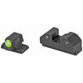 XS Sights R3D Night Sights for Canik Pistols with Green Front and Blacked-Out Rear - Model CK-R002P-6G