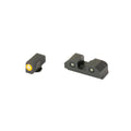 XS Sights R3D 2.0 Night Sights for Glock 19 – Bright Orange Front and Serrated Blacked-Out Rear