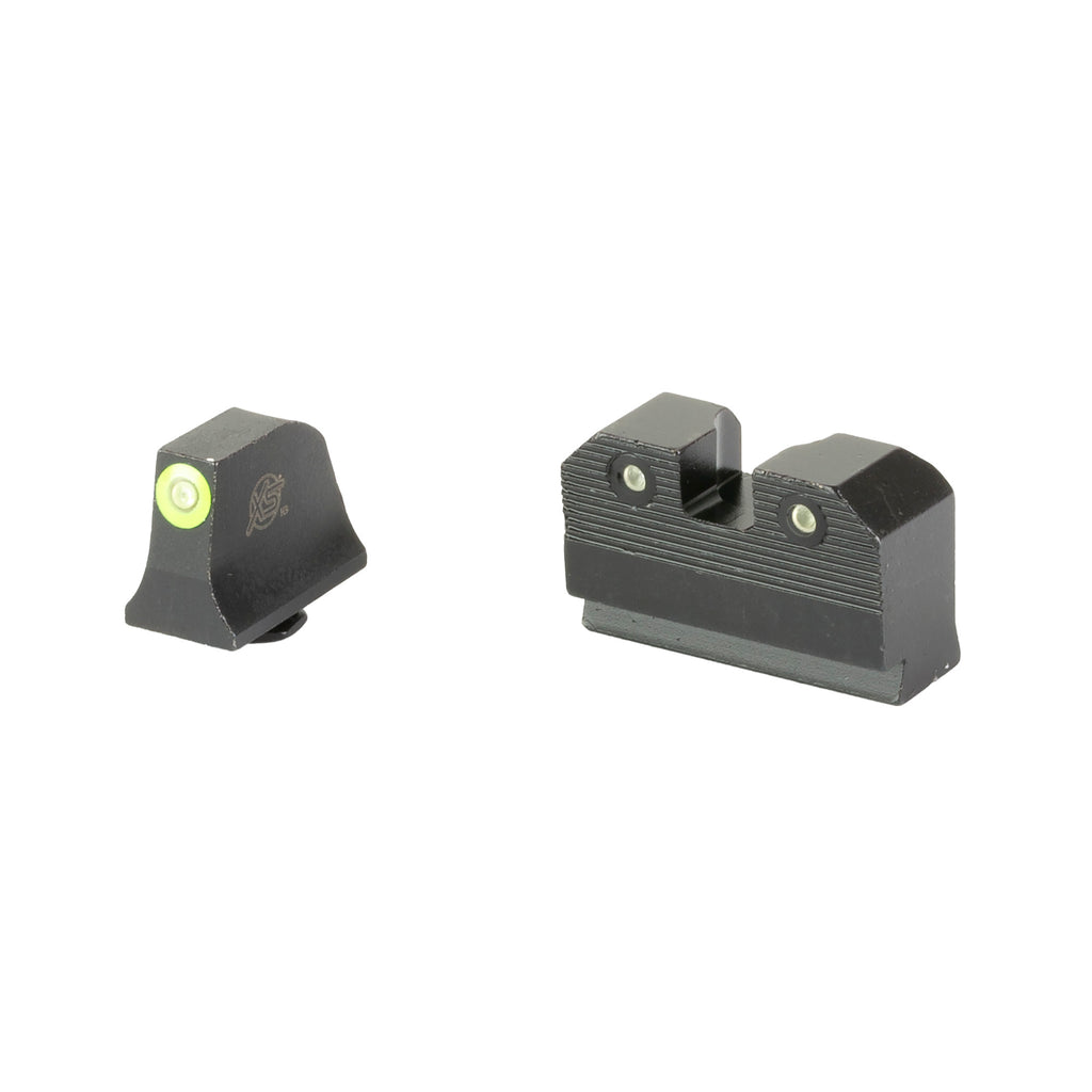 XS Sights R3D 2.0 Night Sights for Glock 19, Green, Part Number GL-R204P-6G