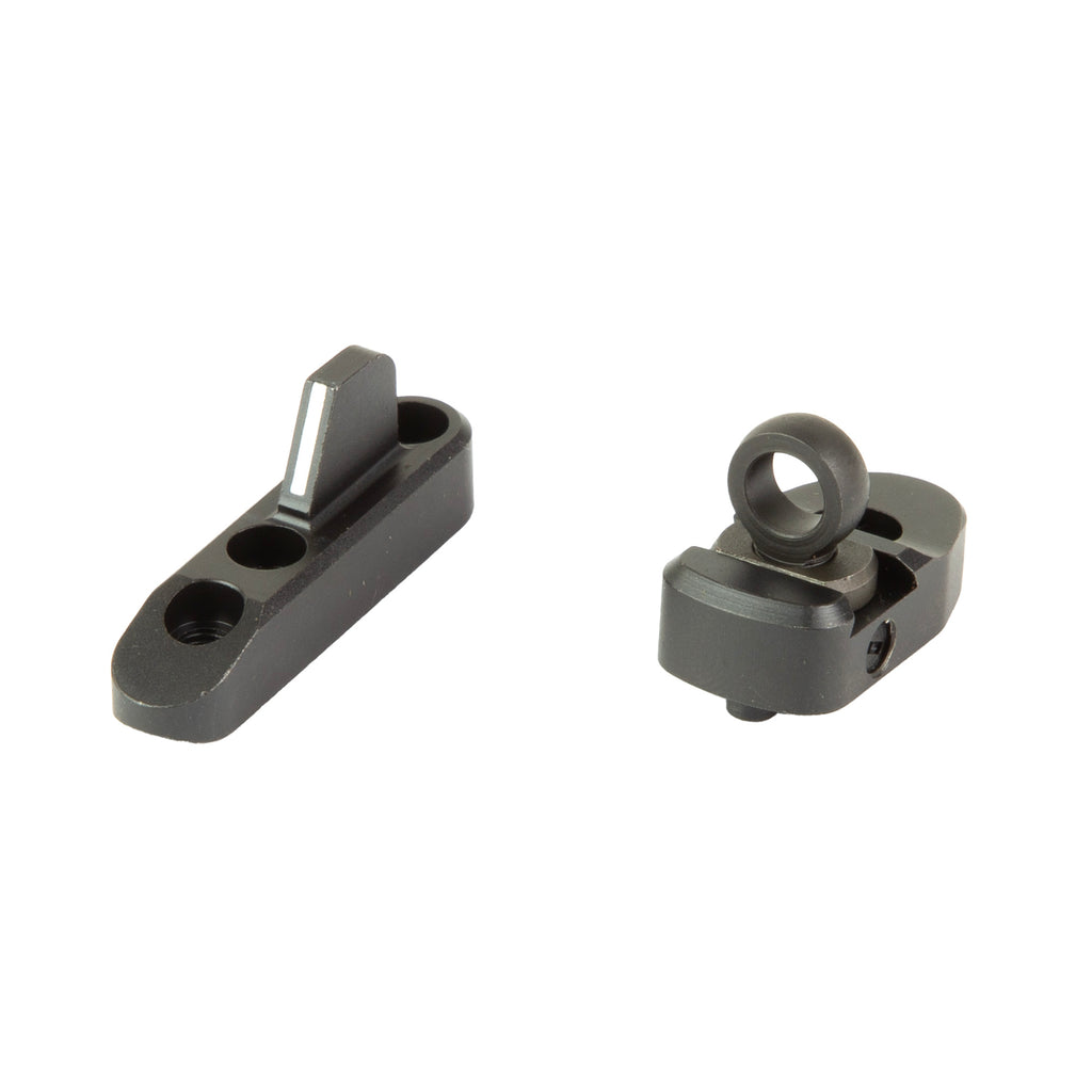 XS Sights Lever Rail Ghost Ring WS for Ruger/Marlin 1894 with White Stripe Front Sight