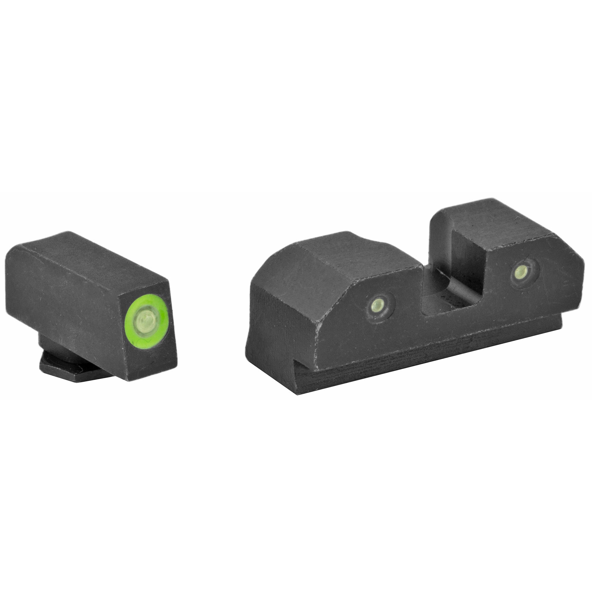 XS Sights R3D Green Tritium Front and Black Rear Night Sights for Glock Small Frame Pistols