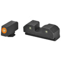 XS Sights R3D Night Sights with Orange Tritium Front and Black Rear for Glock Small Frame Models