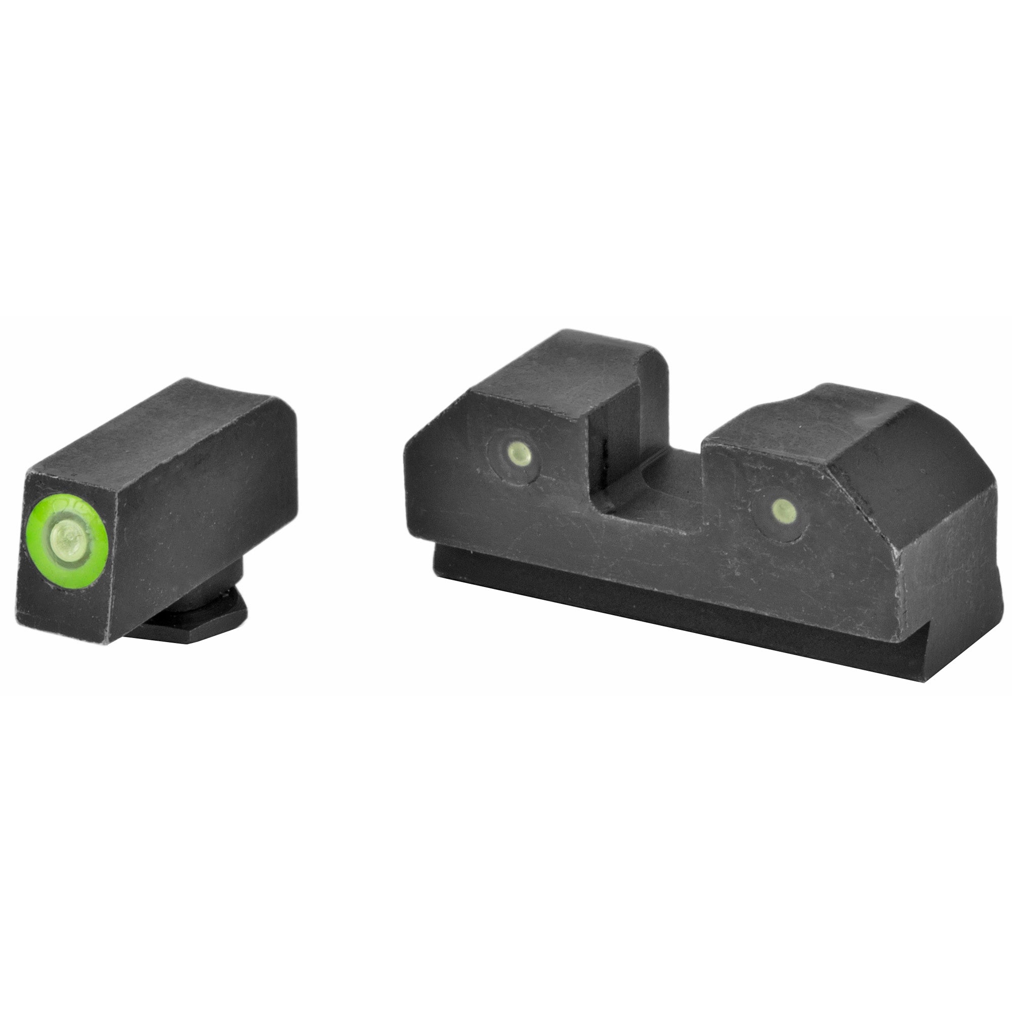 XS Sights R3D Night Sights with Green Tritium Front and Black Rear for Glock Large Frame