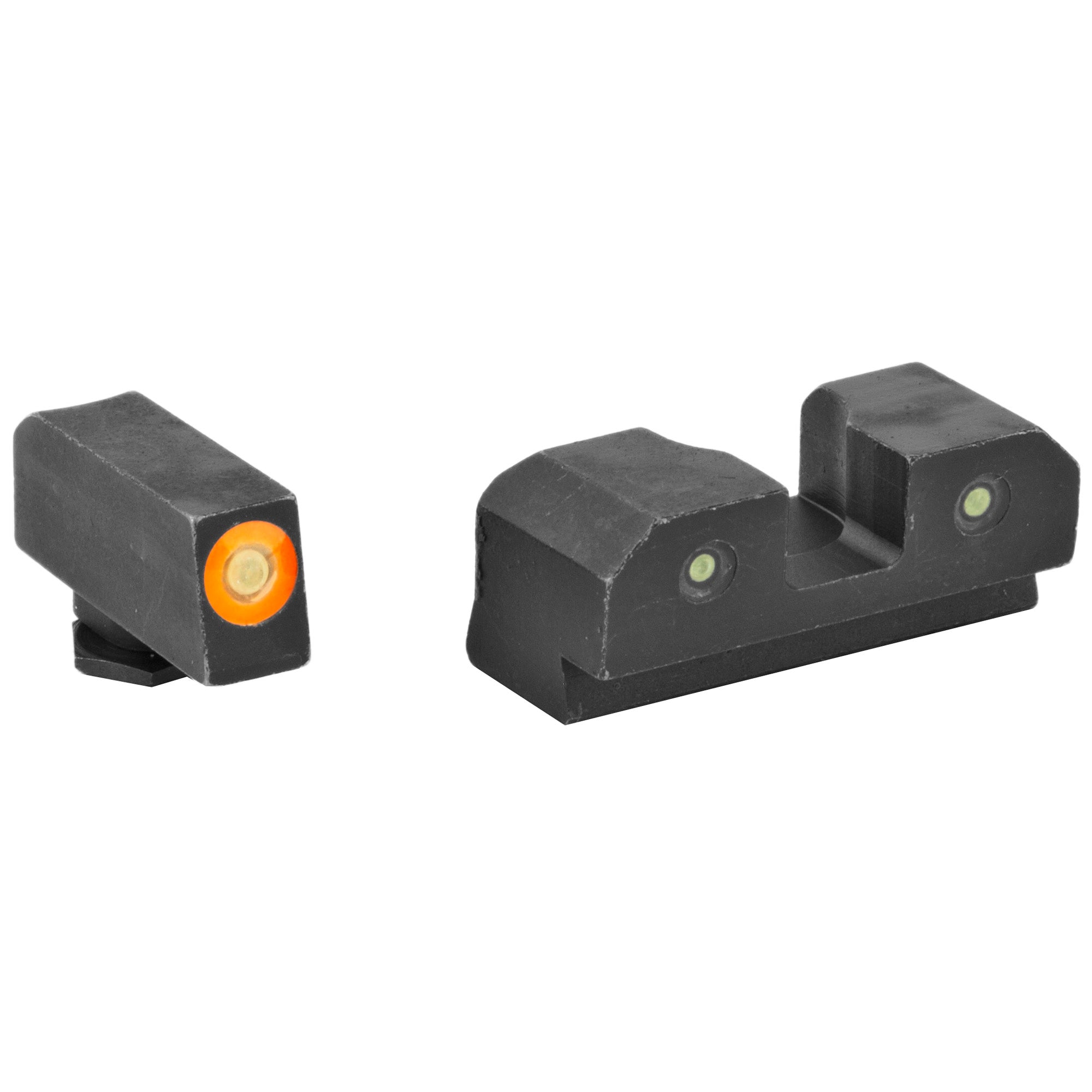 XS Sights R3D Night Sights for Glock 43 with Orange Tritium Front and Black Rear