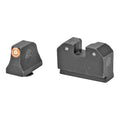 XS Sights R3D Night Sights for GLOCK - Suppressor Height, Orange