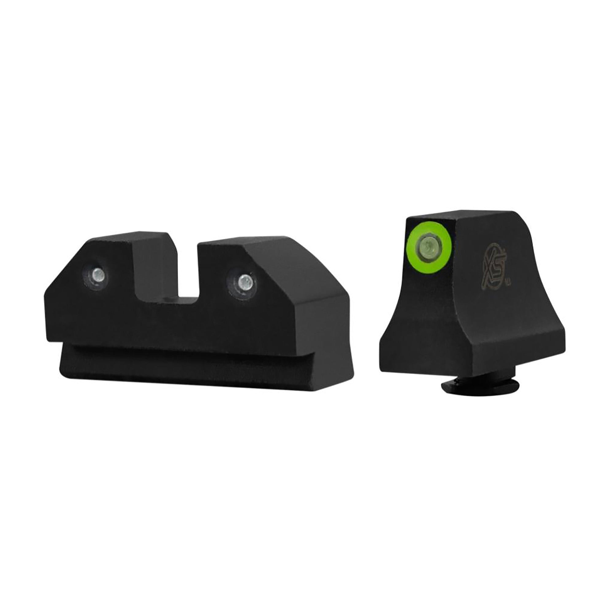 XS Sights R3D Night Sights for Glock 43X & 48, Suppressor Height, Green