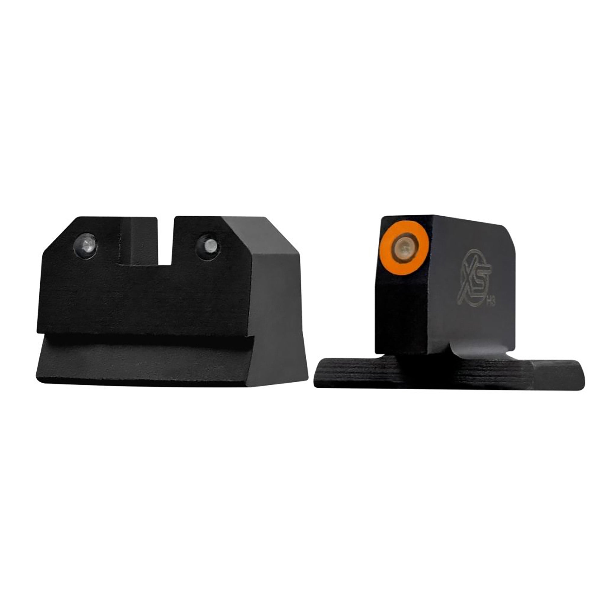 XS Sights R3D Suppressor Height Night Sights for HK VP9 with Orange Glow
